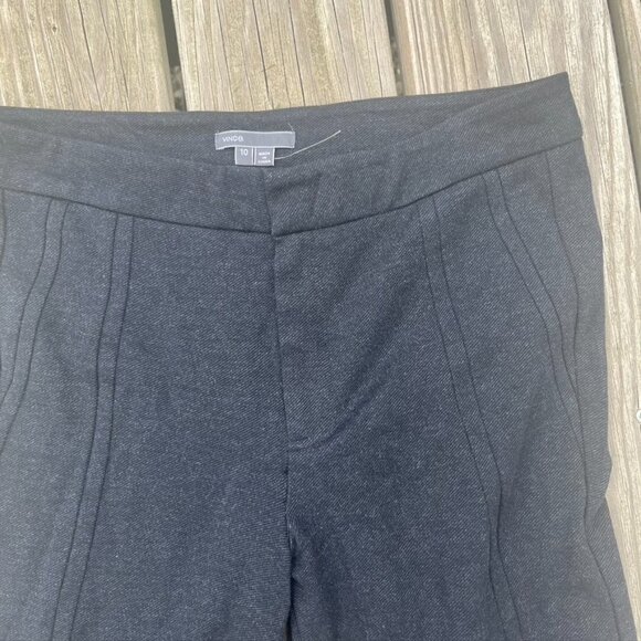 Vince Elastic Waist pull on Pants Navy Charcoal Stretch Size 10 - Picture 7 of 10